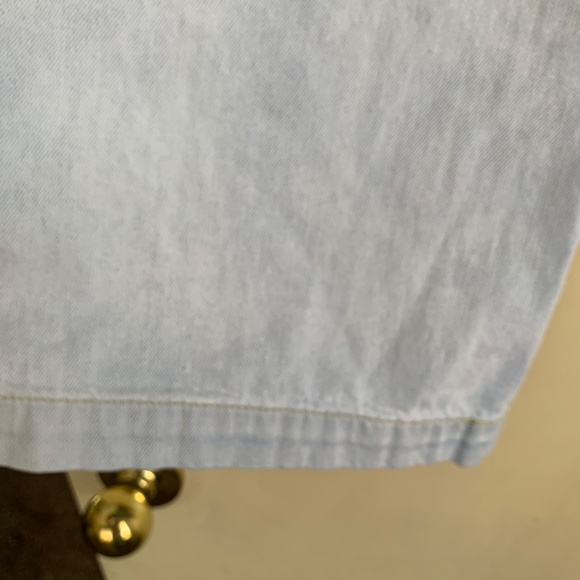 Kancan Estilo Light Acid Wash Jeans 5/26 Wide Leg Elastic Drawstring Waist Crop - Picture 12 of 16